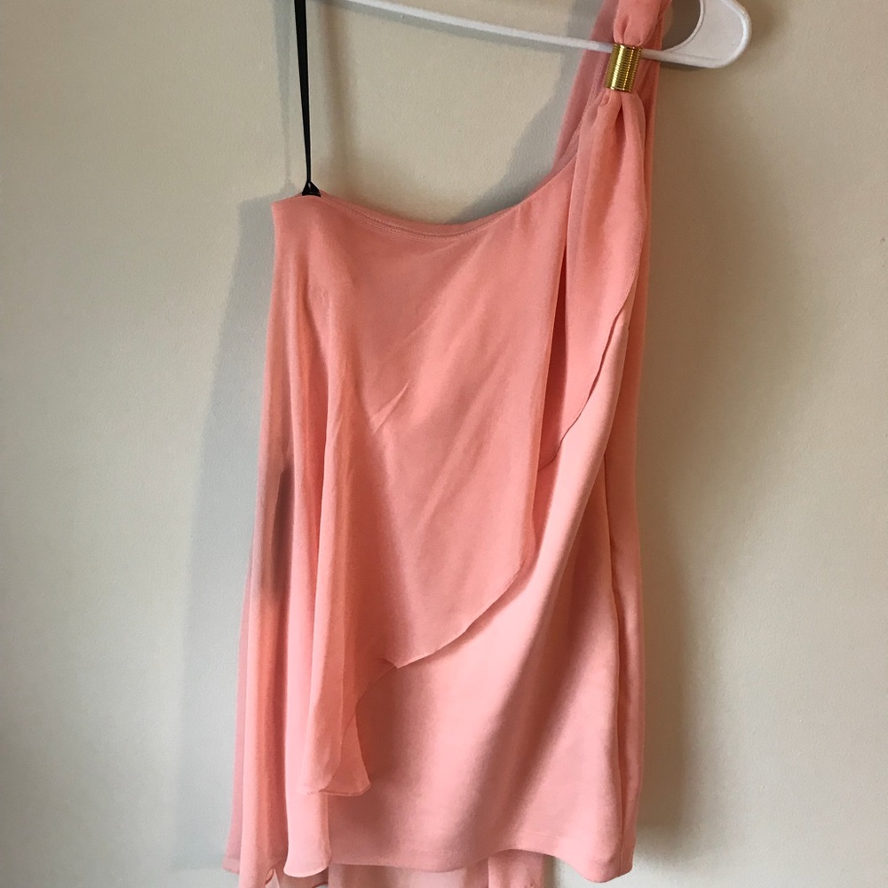 brand new never worn Bebe one sleeve dress